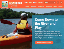 Tablet Screenshot of monrivertowns.com
